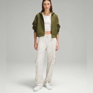 Lululemon Dance Studio Relaxed-Fit Mid-Rise Cargo Pant Bone Size Large